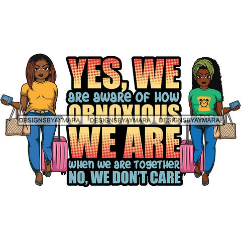 Afro Lola Trip Vacation Mode Friends Getaway .SVG Cutting Files For Silhouette and Cricut and More!