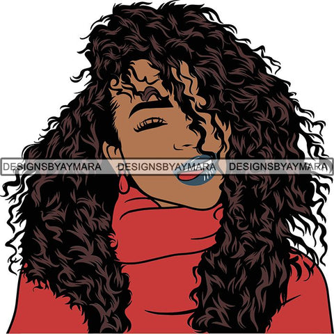 Afro Woman Goddess Diva Melanin Love Sensual .SVG Cut Files For Silhouette and Cricut and More!