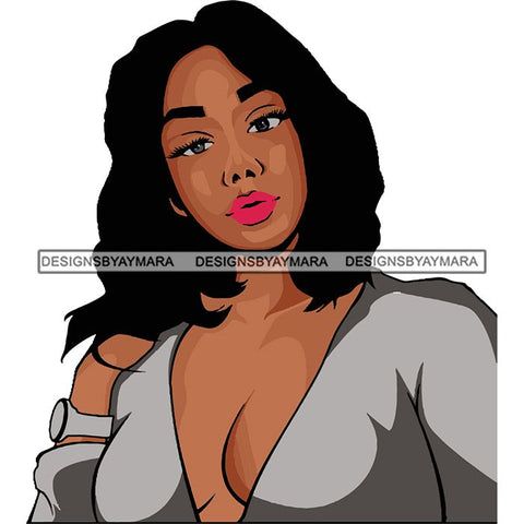 Afro Woman Goddess Diva Melanin Love Sensual .SVG Cut Files For Silhouette and Cricut and More!