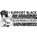 Black Lives Matter Humanity Social Protest Justice Racism Movement SVG PNG JPG Vector Cutting Files
