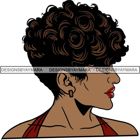 Afro Independent Successful Woman SVG Cutting Files For Silhouette Cricut and More
