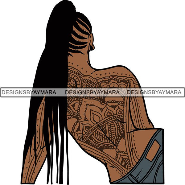 Afro Woman Goddess Diva Melanin Love Sensual .SVG Cut Files For Silhouette and Cricut and More!