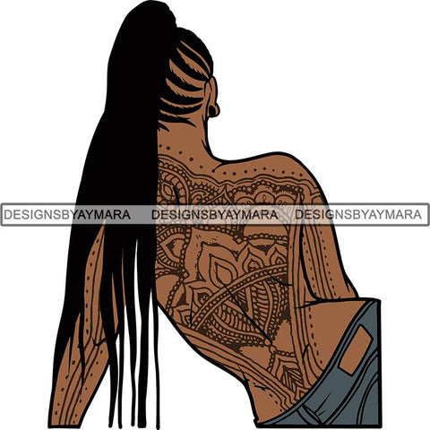 Afro Woman Goddess Diva Melanin Love Sensual .SVG Cut Files For Silhouette and Cricut and More!