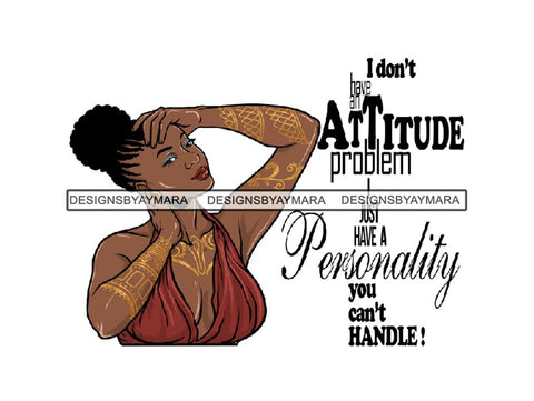 Tattoo Nubian Goddess PNG Files For Print Not For Cutting