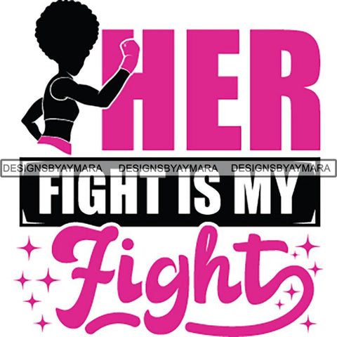 Strong Afro Woman SVG Cancer Survivor Cutting Files For Silhouette Cricut and More