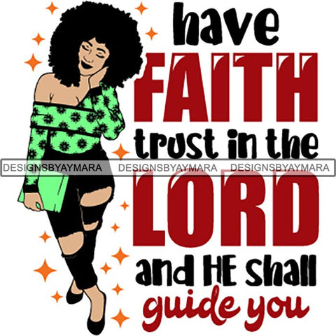 Afro Boss Lady Lord Life Quotes SVG Files For Cutting and More