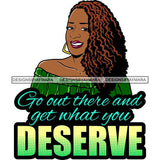 Afro Beautiful Classy Lady Educated Successful Woman Life Quotes SVG Files For Cutting and More!