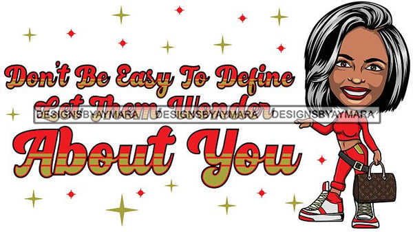 Afro Lola Life Quotes Fashion Girl Woman Melanin Popping Ebony Queen .SVG Cutting Files