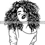 Afro Lady Black Goddess Melanin Dark Latina Morena SVG Files For Cutting and More!