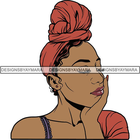 Afro Melanin Popping Nubian Queen SVG Cutting Files For Silhouette Cricut and More