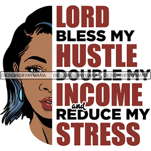 Afro Melanin Popping Life Quotes SVG Cutting Files For Silhouette Cricut and More