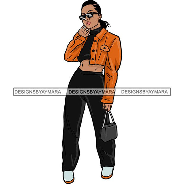 Pretty Woman Summer Fashion Dope Outfits Boss Lady Glamour New Trending .SVG Cut Files