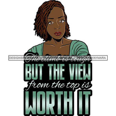 Afro Beautiful Classy Lady Educated Successful Woman Life Quotes SVG Files For Cutting and More!