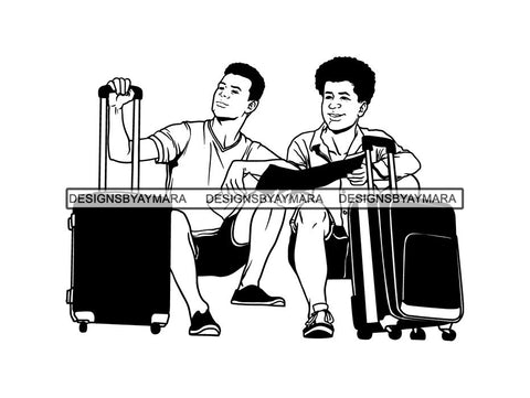 Man Getaway Trip Friends SVG Cut Files For Silhouette and Cricut