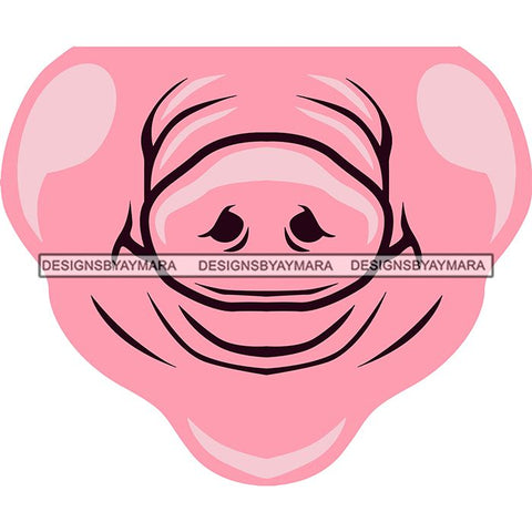 Funny Half Face Cute Designs For Mask Virus Protection SVG Cutting Files