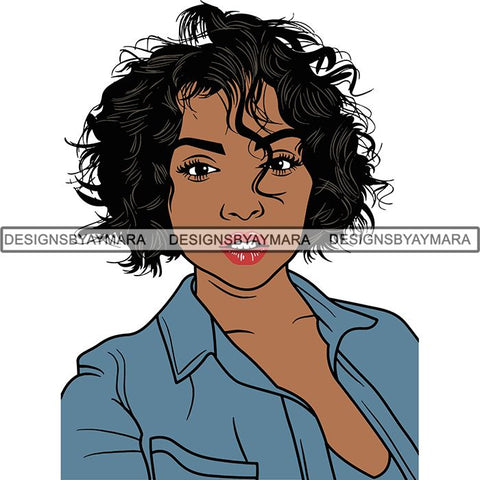 Afro Woman Goddess Diva Melanin Love Sensual .SVG Cut Files For Silhouette and Cricut and More!