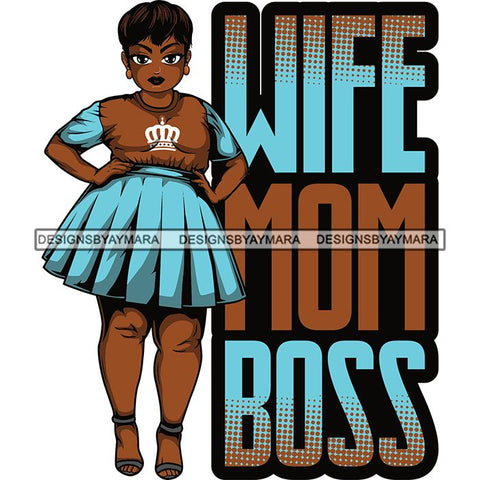 Afro Thick Classy Lola Boss Lady Hustle Quotes .SVG Cutting Files For Silhouette and Cricut and More!