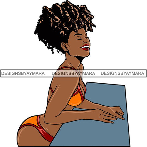 Afro Melanin Popping Nubian Queen SVG Cutting Files For Silhouette Cricut and More