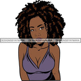 Afro Woman Nubian Melanin Popping Unique Design SVG Cutting Files For Silhouette Cricut and More