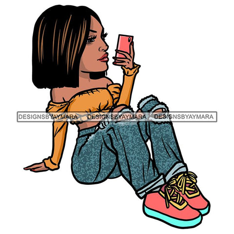 Fashion Woman Model Posing Summer Outfit Vogue Goddess Glamour Trendy Clothing Vector SVG Cutting Files