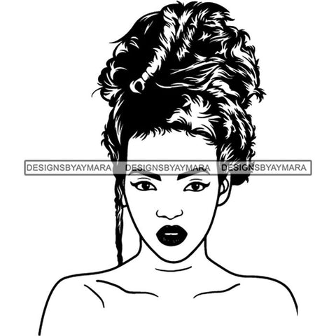 Afro Lady Black Goddess Melanin Dark Latina Morena SVG Files For Cutting and More!