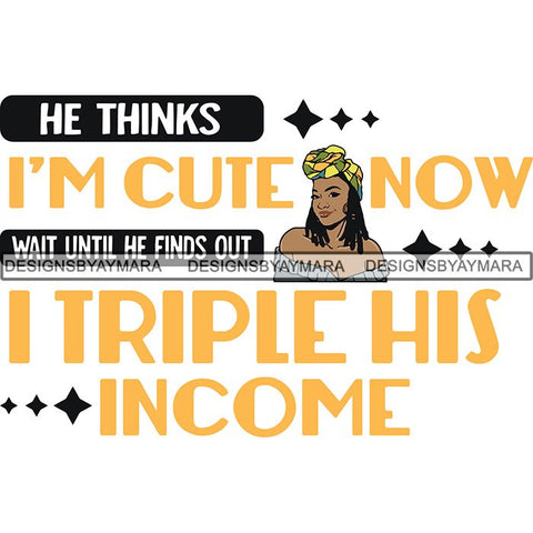 Boss Lady Afro Melanin Successful Black Woman Quotes SVG Cutting Files For Silhouette Cricut and More