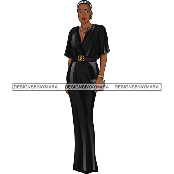 Bundle 6 Classy Afro Woman African American Goddess SVG PNG JPG Cutting Files