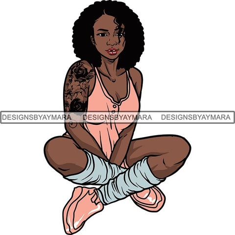 Afro Woman Goddess Diva Melanin Love Sensual .SVG Cut Files For Silhouette and Cricut and More!