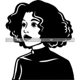 Afro African American Lady Woman Classy Nubian SVG Cutting Files