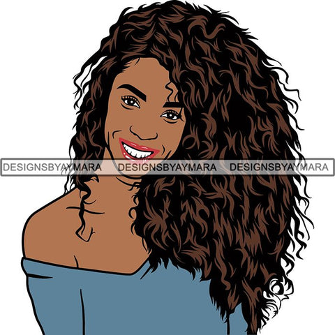 Afro Woman Goddess Diva Melanin Love Sensual .SVG Cut Files For Silhouette and Cricut and More!