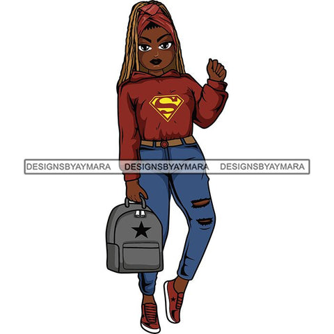 Lola Afro Beautiful Black Proud Woman .SVG Cutting Files For Silhouette and Cricut and More!