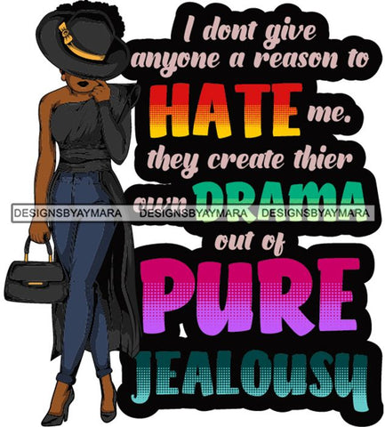 Afro Lola Flow Too Strong Life Quotes Elegant Woman Glamour Sexy Confident Lady .SVG Clipart Vector Cutting Files