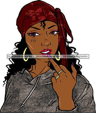 Ghetto Babe Street Girl Funky Girl Woman Face Urban Swag Hip Hop Girl .SVG Cutting Files For Silhouette Cricut and More!