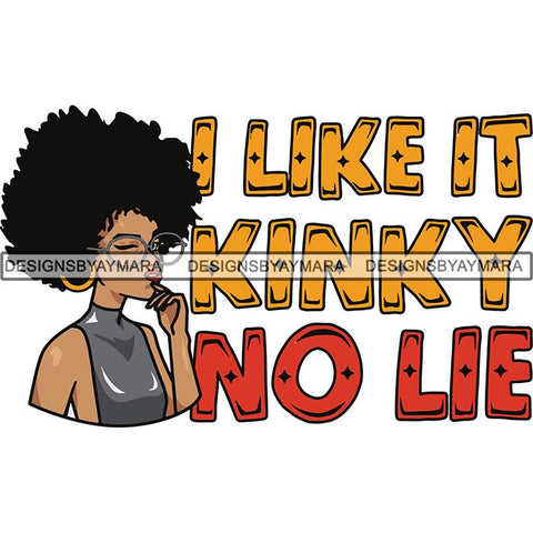 Afro Melanin Popping Lola Kinky Hair God Quotes SVG Cutting Files For Silhouette Cricut and More