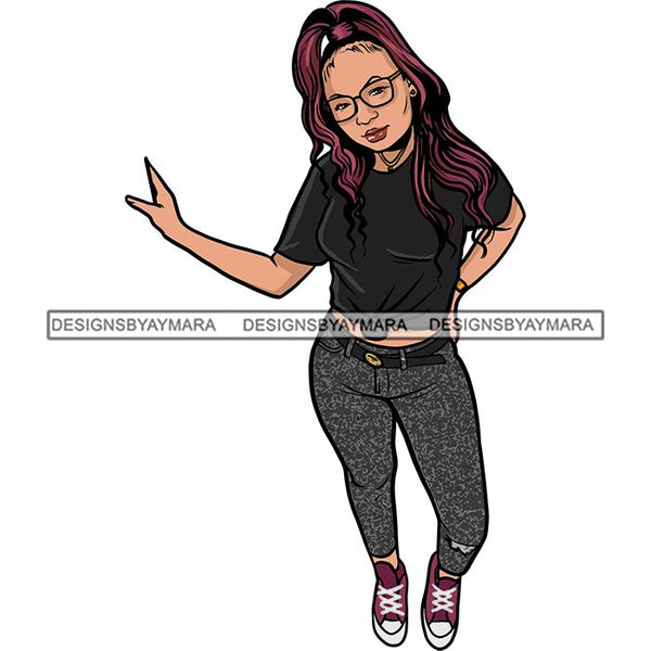 Pretty Woman Summer Fashion Dope Outfits Boss Lady Glamour New Trending .SVG Cut Files