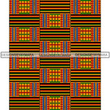 Kente African Pattern African American Culture PNG Print Files Not For Cutting