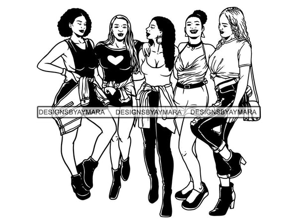 Ladies Trip Flight Getaway SVG Cut Files For Silhouette and Cricut