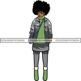 Afro Lola Boss Lady Quotes SVG Cutting Files For Silhouette Cricut and More