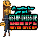 Afro Lola Flow Too Strong Life Quotes Elegant Woman Glamour Sexy Confident Lady .SVG Clipart Vector Cutting Files