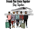 Man Getaway Trip Friends PNG File For Print Not For Cutting
