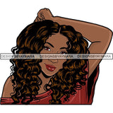 Afro Melanin Popping Nubian Queen SVG Cutting Files For Silhouette Cricut and More