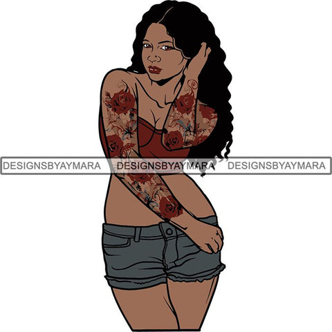 Afro Woman Goddess Diva Melanin Love Sensual .SVG Cut Files For Silhouette and Cricut and More!