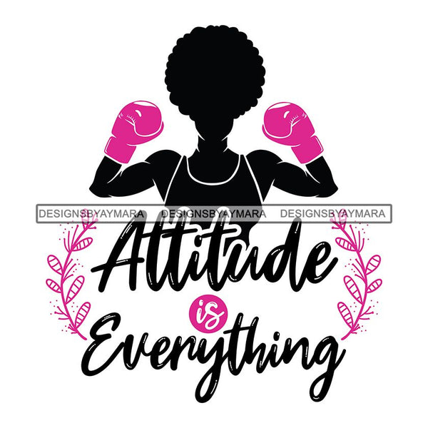 Strong Afro Woman SVG Cancer Survivor Cutting Files For Silhouette Cricut and More