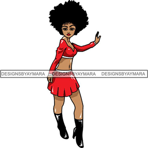 Afro Lola Boss Lady Quotes SVG Cutting Files For Silhouette Cricut and More