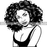 Afro Melanin Popping Nubian Queen SVG Cutting Files For Silhouette Cricut and More