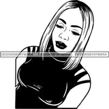 Afro Latina Woman SVG Cutting Files For Silhouette Cricut and More