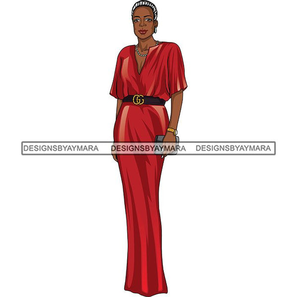 Bundle 6 Classy Afro Woman African American Goddess SVG PNG JPG Cutting Files