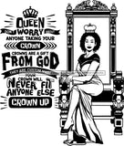 Afro Queen Goddess Melanin Nubian Glamour .SVG Cutting Files For Silhouette and Cricut
