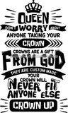Black Queen Nubian Melanin Quotes .SVG Files For Silhouette and Cricut
