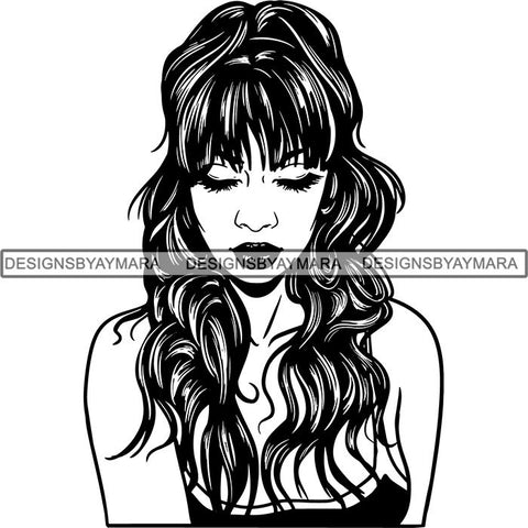 Afro Lady Black Goddess Melanin Dark Latina Morena SVG Files For Cutting and More!
